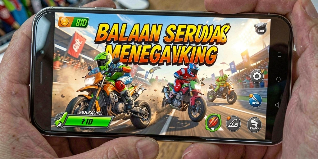 Gameplay balapan yang seru dan menegangkan di 8ID.