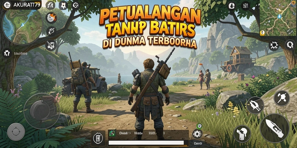 Gameplay AKURAT79 dengan petualangan seru di dunia terbuka.