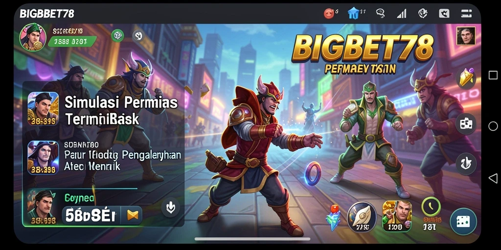 Tangkapan layar gameplay <strong>BIGBET78</strong> menampilkan pengalaman simulasi yang mendalam.