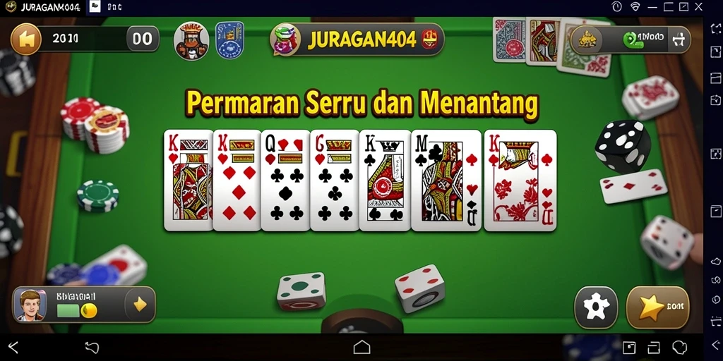 Screenshot gameplay menampilkan aksi seru permainan Domino.