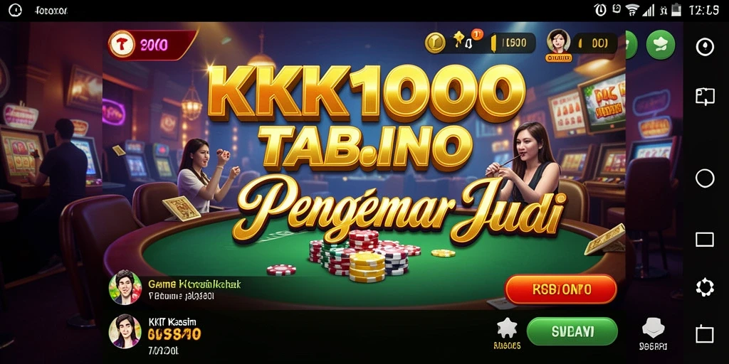 Tampilan gameplay KPK100 dengan berbagai permainan Kasino yang menarik.