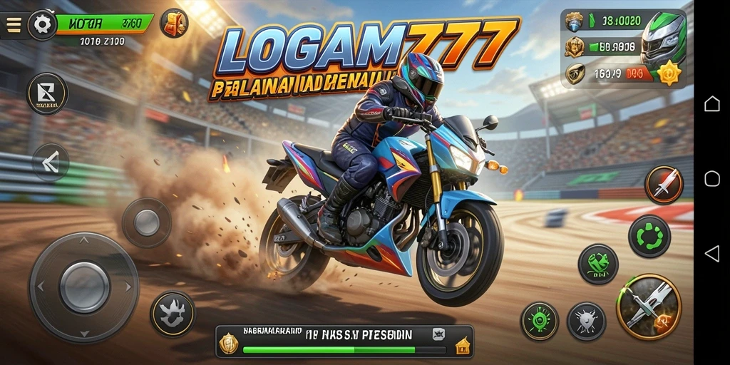 Gameplay seru LOGAM777 dengan grafis menakjubkan.