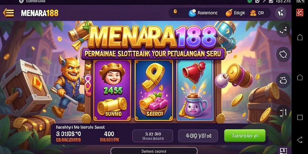 Tampilan gameplay menarik dari MENARA188 dengan fitur slot yang menawan.