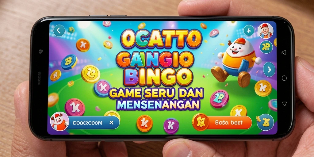 Tampilan gameplay Bingo yang seru di OCATOTO.