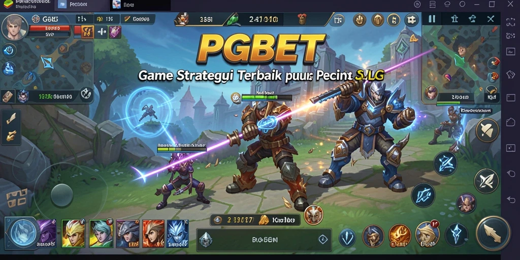 Tampilan gameplay PGBET yang menampilkan strategi pembangunan kerajaan.