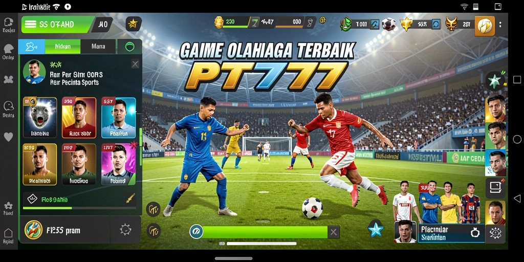 Screenshot gameplay PT777 menampilkan aksi seru dan kompetisi olahraga.