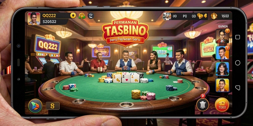 Tampilan gameplay QQ222 yang mendebarkan dan penuh warna.