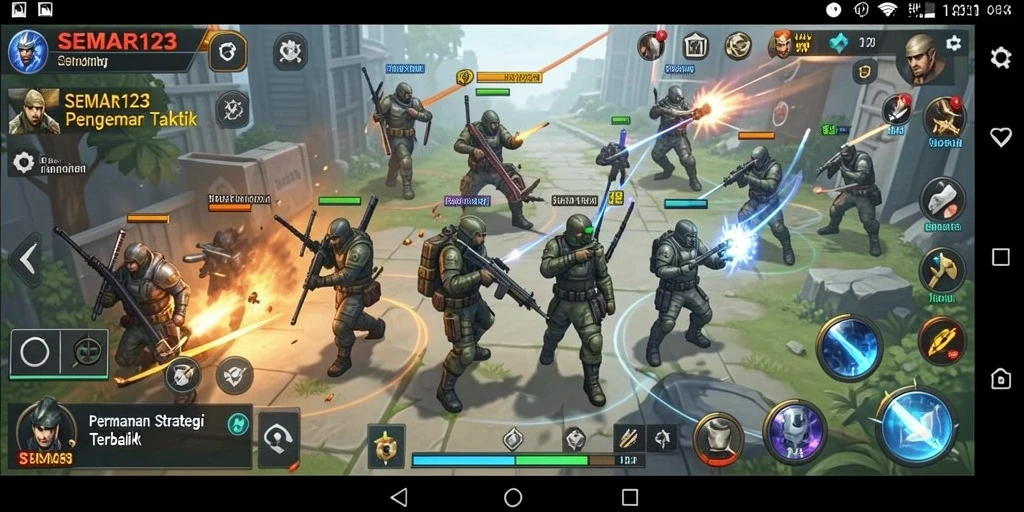 Tampilan gameplay SEMAR123 yang penuh taktik dan strategi.
