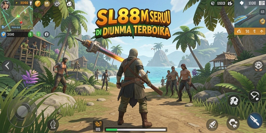 Menampilkan gameplay <strong>SL888</strong> dalam dunia Open World yang luas.