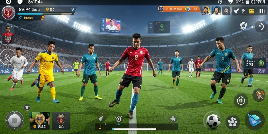 Tampilan gameplay seru dan realistis di SVIP4.
