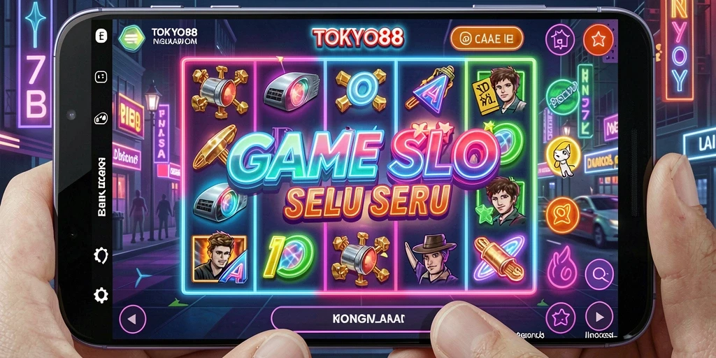 Tampilan gameplay Slot yang menarik dan penuh warna dari TOKYO88.
