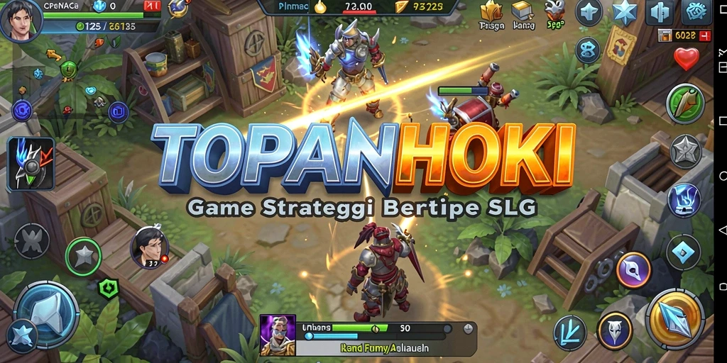 Tampilan gameplay intens TOPANHOKI yang mengundang adrenalin.